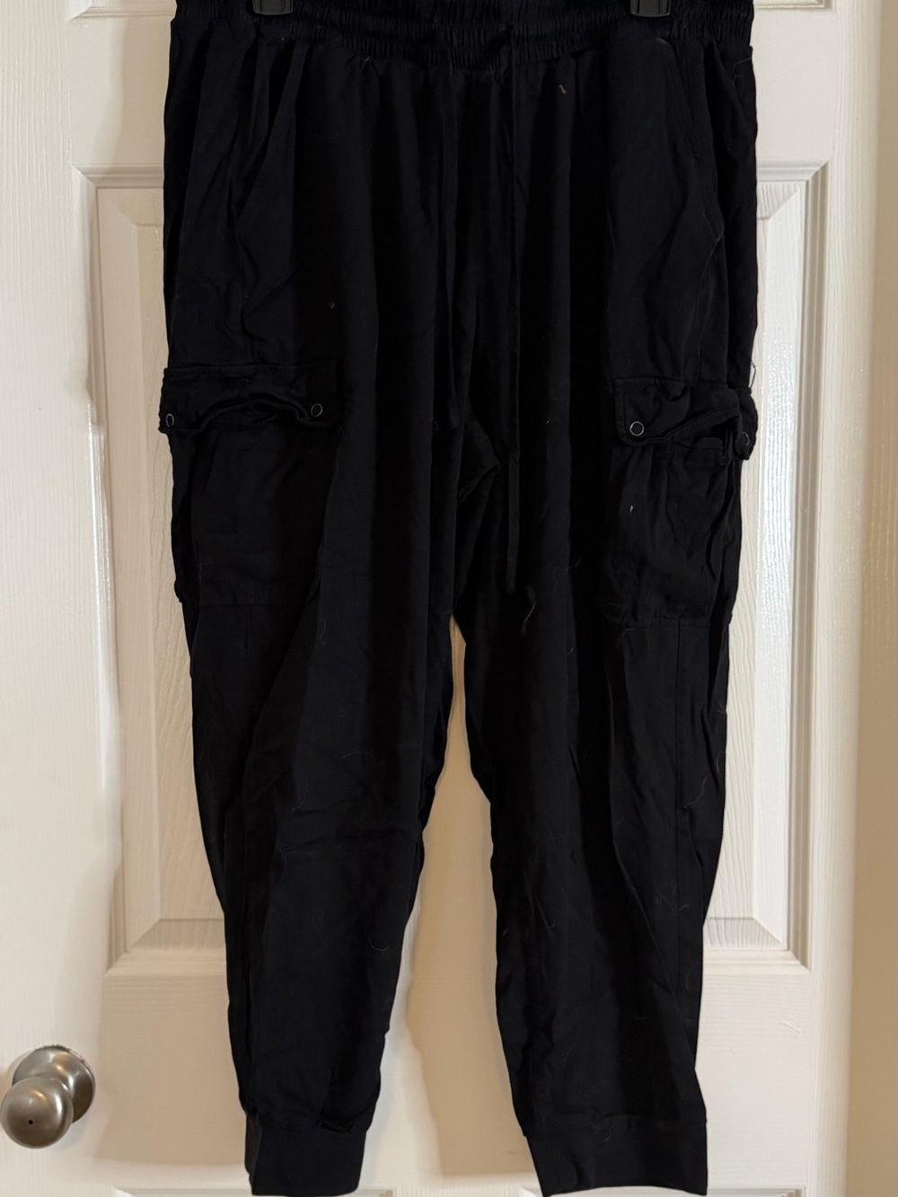 torrid Black Women's Cargo Jogger Pants